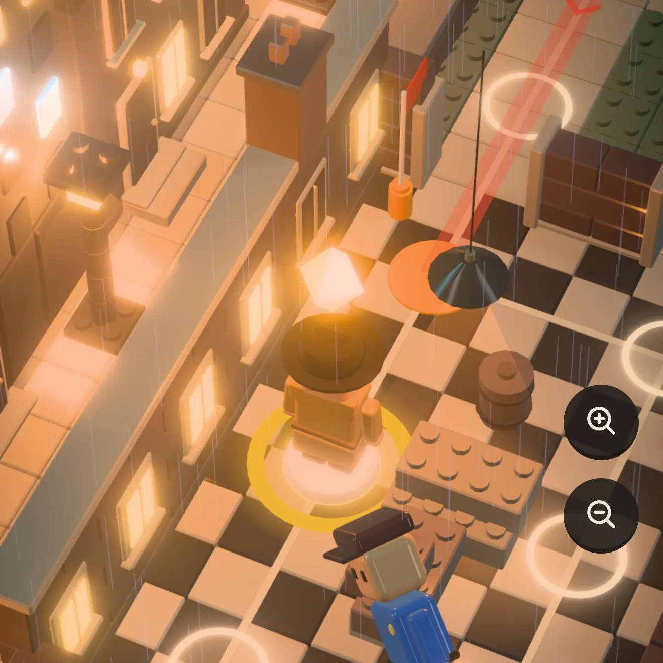 The Detective takes down a guard from behind